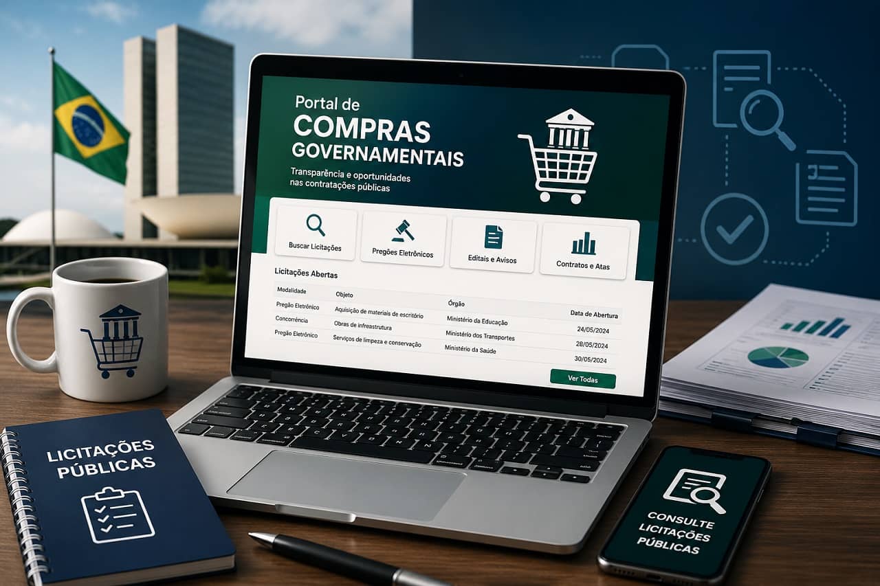 Como Consultar Licitações Públicas Federais pelo Portal de Compras Governamentais