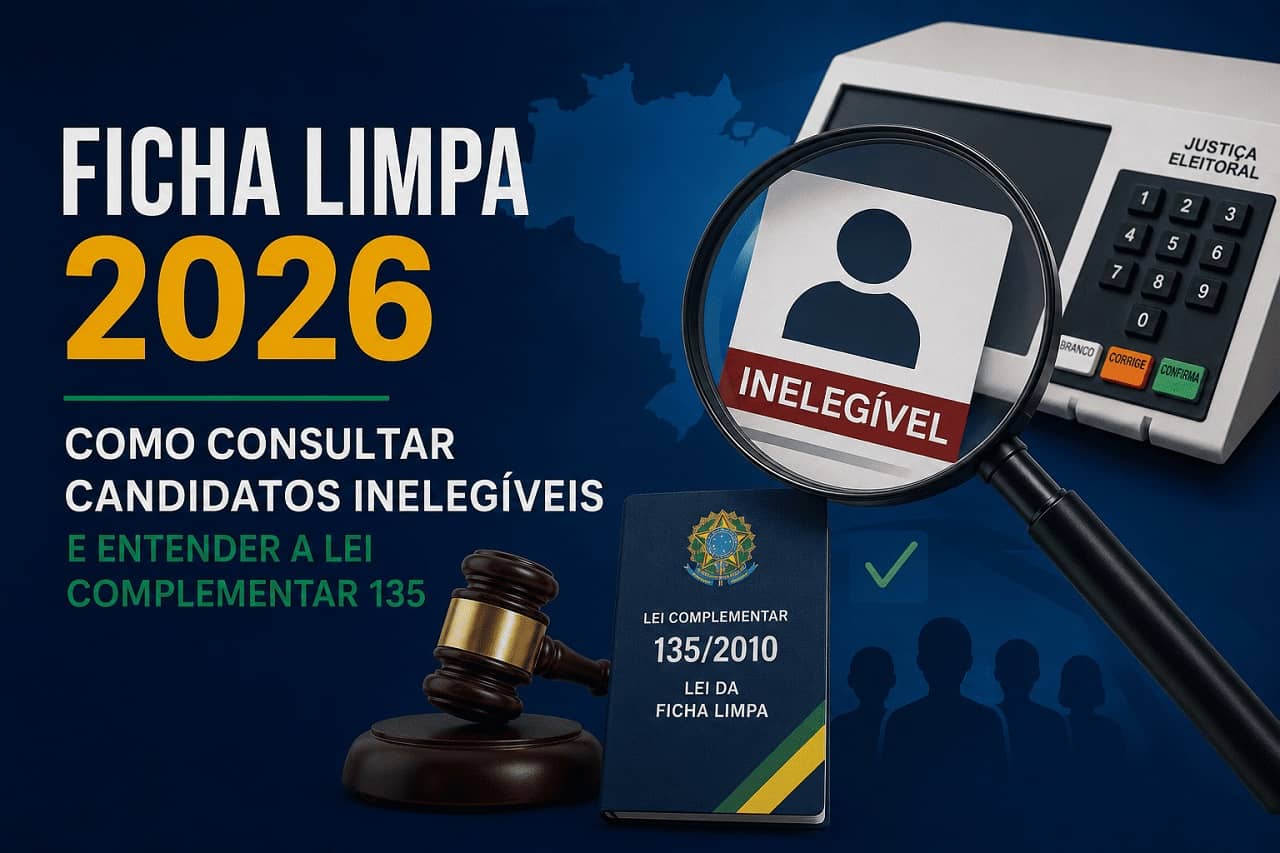 Ficha Limpa 2026: Como Consultar Candidatos Inelegíveis e Entender a Lei Complementar 135