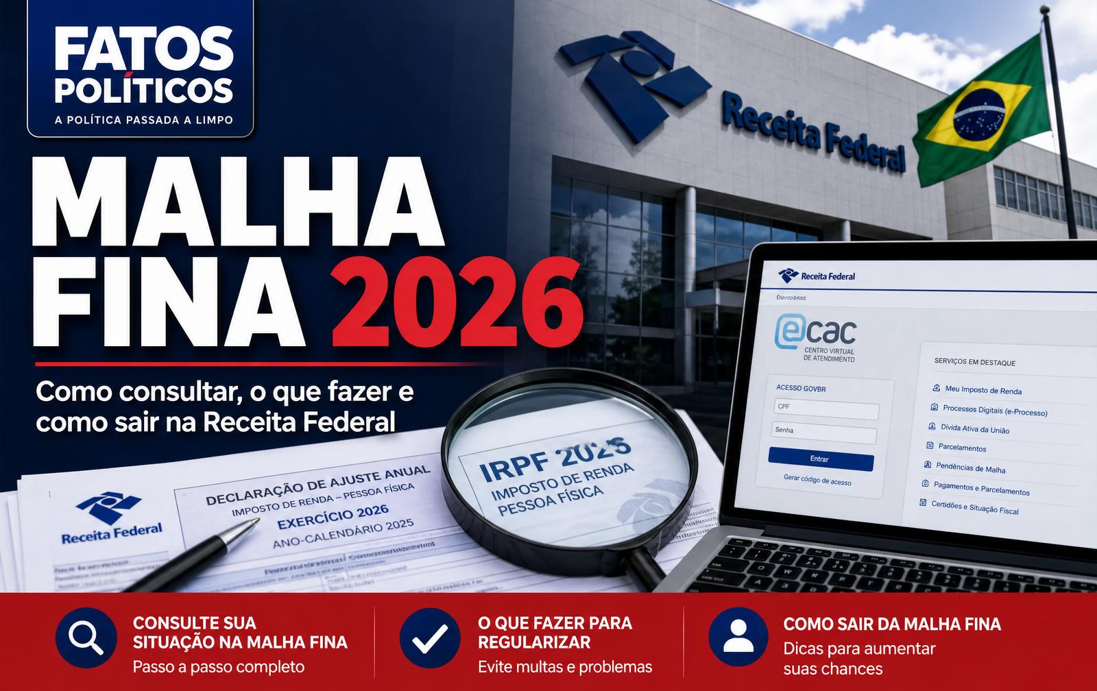 Malha Fina 2026: Como Consultar, O Que Fazer e Como Sair na Receita Federal