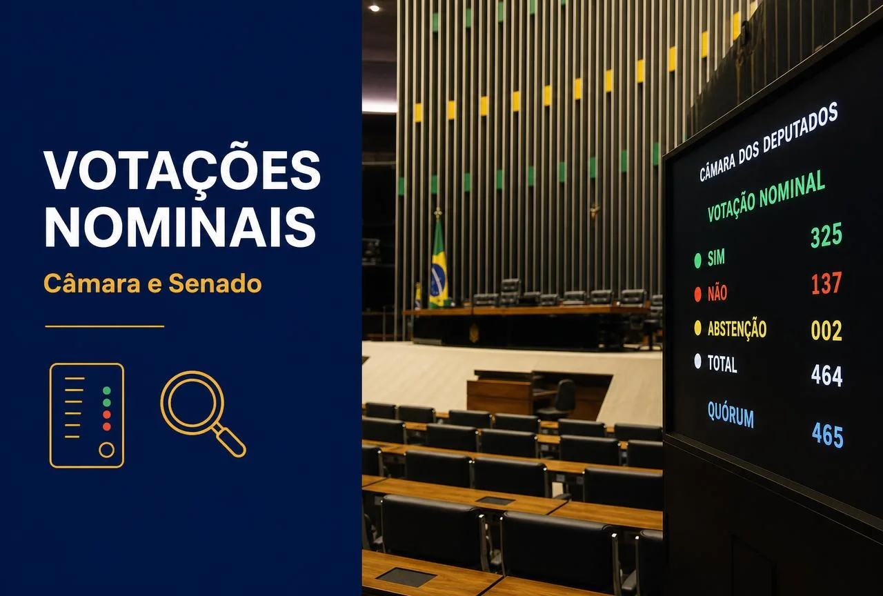 Votações Nominais: Como Saber Como Seu Deputado e Senador Votaram